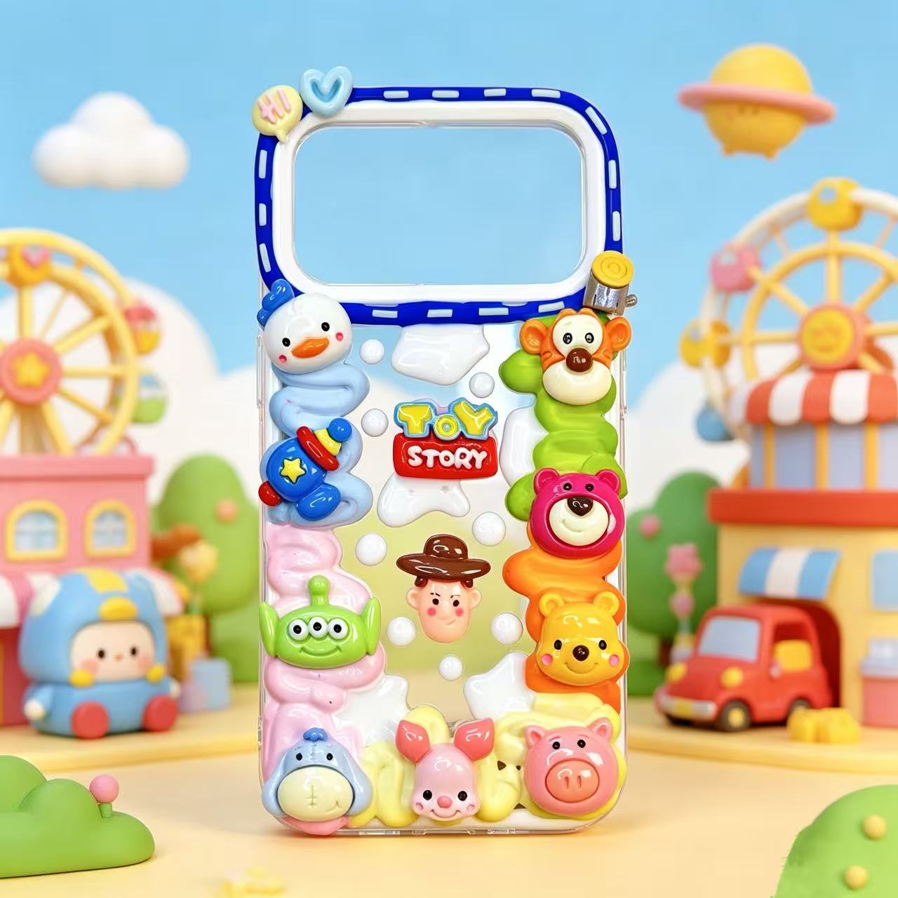 Handmade Cream Glue Phone Case – Custom Cute Personalized Design ✨